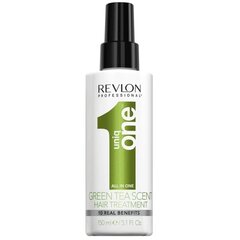 Спрей для поврежденных волос Revlon Professional Uniq Green Tea, 150 мл цена и информация | Маски, масла, сыворотки | hansapost.ee