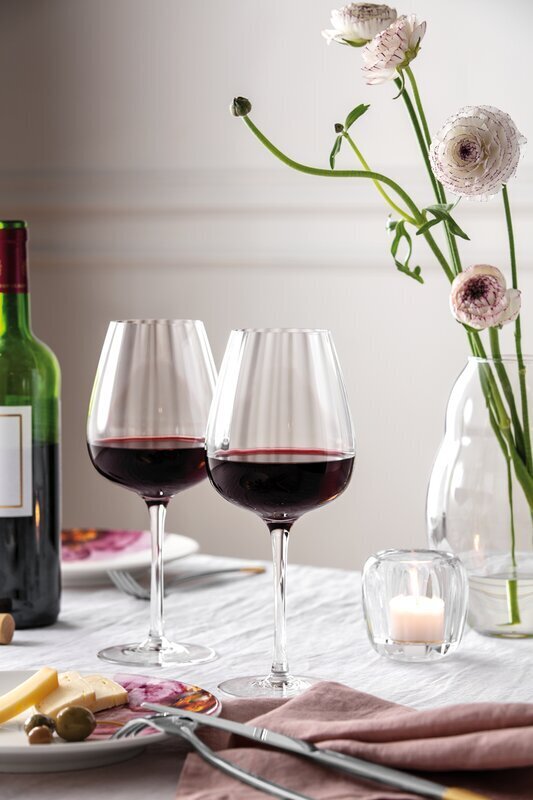 Villeroy & Boch punase veini klaas Rose Garden 4tk цена и информация | Klaasid, kruusid ja kannud | hansapost.ee