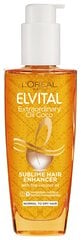 Кокосовое масло для волос Elvital EO Coco 100 мл цена и информация | Средства для укрепления волос | hansapost.ee