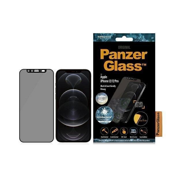 Kaitseklaas PanzerGlass E2E Microfracture, telefonile iPhone 12/12 Pro 6.1 цена и информация | Ekraani kaitseklaasid ja kaitsekiled | hansapost.ee