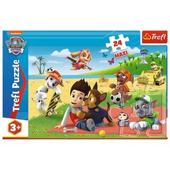 Puzzle 148 paw patrol maxi/ *24шт цена и информация | Пазлы | hansapost.ee