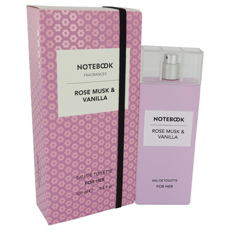 Parfüümvesi Notebook Fragrances Rose Musk & Vanilla EDT naistele 100 ml цена и информация | Parfüümid naistele | hansapost.ee