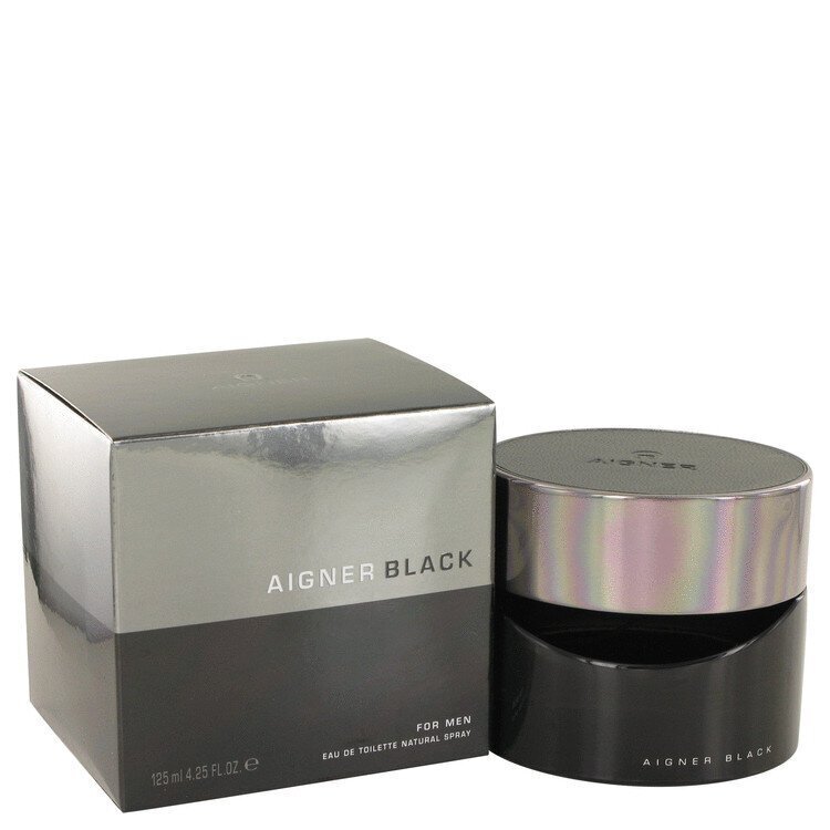 Tualettvesi Aigner Black EDT meestele 125 ml цена и информация | Parfüümid meestele | hansapost.ee