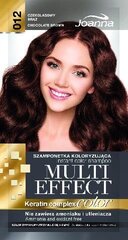 Окрашивающий шампунь для волос Joanna Multi Effect 35 г, 012 Chocolate Brown цена и информация | Краска для волос | hansapost.ee