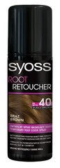 Värvisprei juuksejuurtele Syoss Root Retoucher 120 ml, Brown hind ja info | Juuksevärvid | hansapost.ee