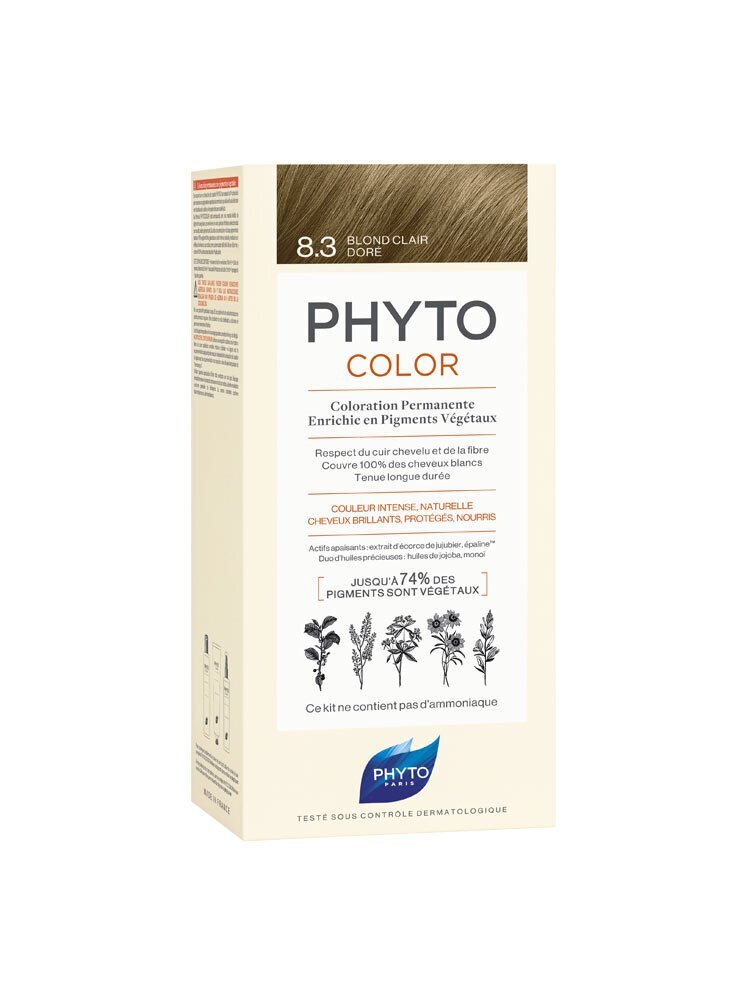 Juuksevärv Phyto Color Nr.8.3 hind ja info | Juuksevärvid | hansapost.ee