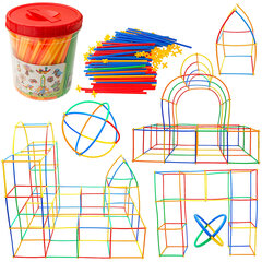 Соломенный конструктор для детей (1000 шт.) цена и информация | Развивающие игрушки для детей | hansapost.ee