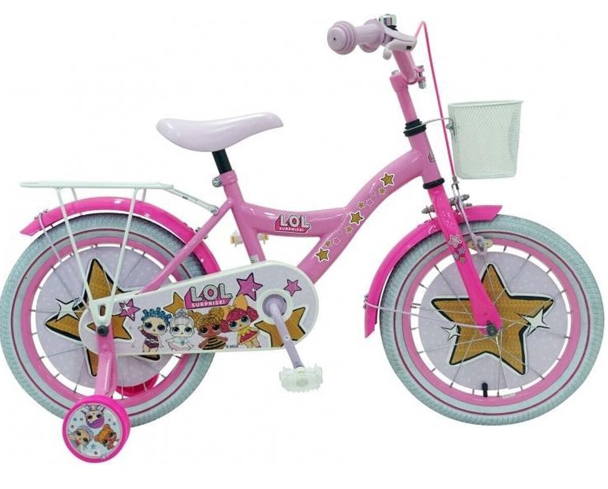 Jalgratas Volare 16" Lol Surprise Pink hind ja info | Jalgrattad | hansapost.ee