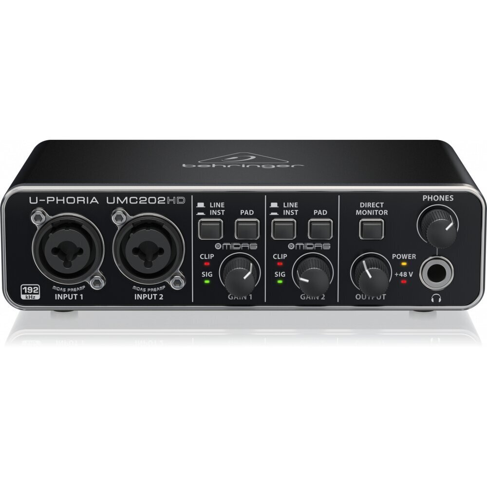 Behringer UMC202HD hind ja info | Helikaardid | hansapost.ee