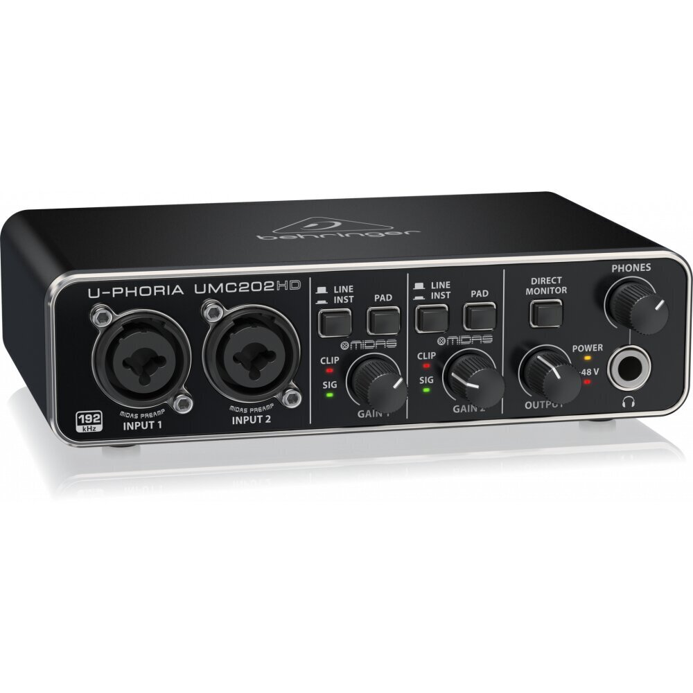 Behringer UMC202HD hind ja info | Helikaardid | hansapost.ee