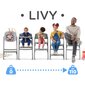 Multifunktsionaalne söögitool Kinderkraft Livy + lamamistool Calmee Olive Green цена и информация | Laste söögitoolid | hansapost.ee