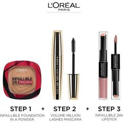 Kompaktne jumestuskreem L'Oreal Make Up Infallible Fresh Wear, 9 g, 120 Vanilla hind ja info | Jumestuskreemid ja puudrid | hansapost.ee