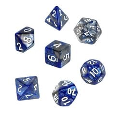 Набор игральных костей Rebel RPG Dice Set - два цвета - синий и серый цена и информация | Настольные игры | hansapost.ee