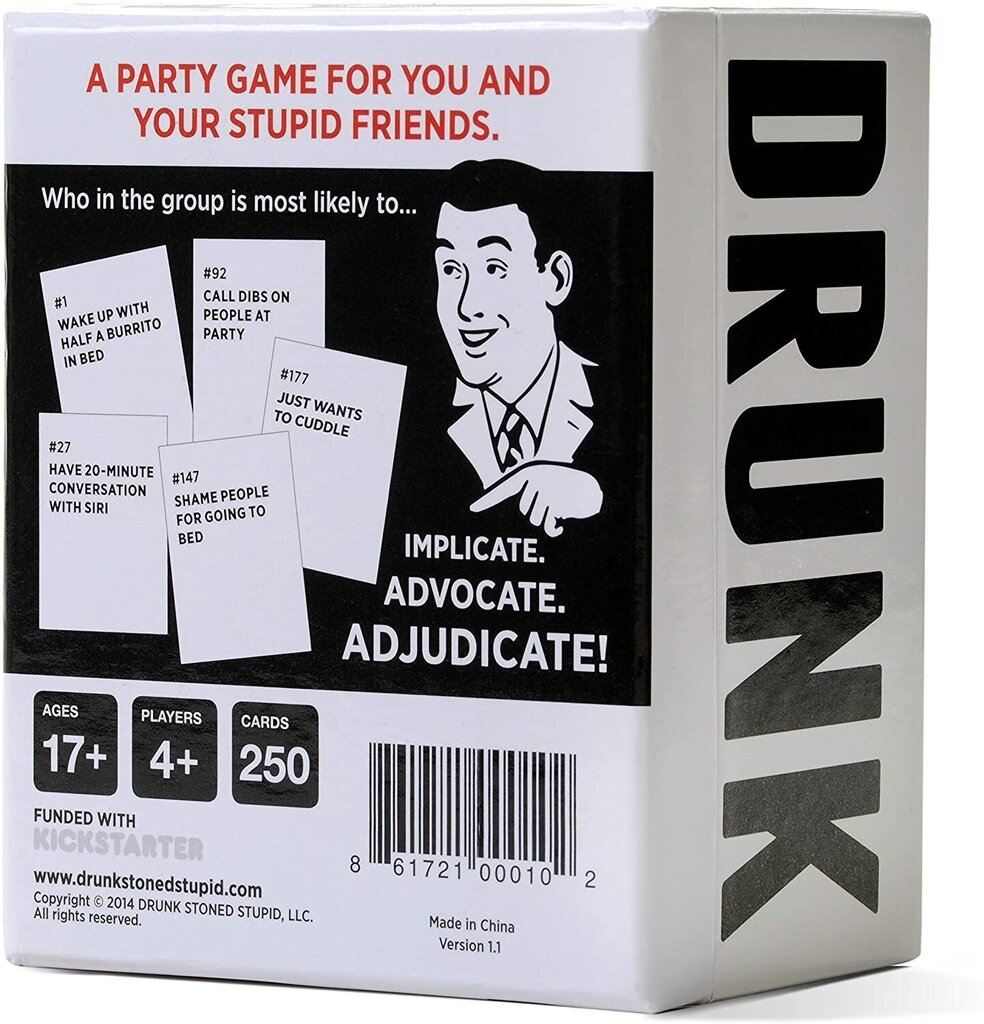 Mäng Drunk Stoned or Stupid: A Party Game hind ja info | Lauamängud ja mõistatused perele | hansapost.ee