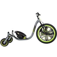 Kolmerattaline ratas Huffy Green Machine Drift Trike, hall / roheline / must цена и информация | Трехколесные велосипеды | hansapost.ee