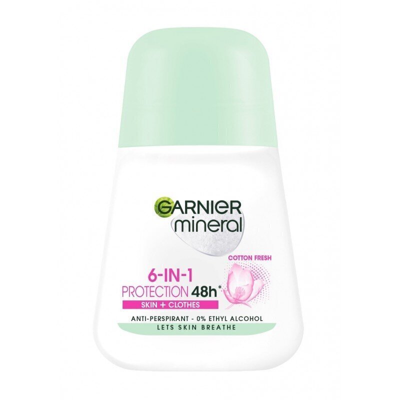 Rulldeodorant Garnier Mineral 6in1 Protection 48H, 50 ml цена и информация | Deodorandid | hansapost.ee
