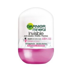 Rulldeodorant Garnier Mineral Invisible 48H, 50 ml цена и информация | Дезодоранты | hansapost.ee