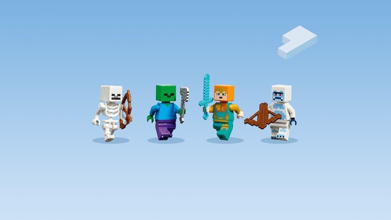 21186 LEGO® Minecraft Jääloss hind ja info | Klotsid ja konstruktorid | hansapost.ee