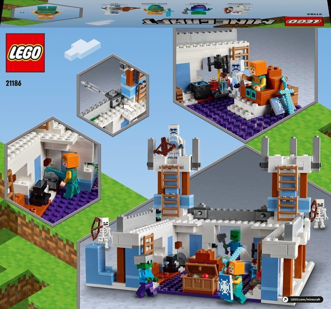 21186 LEGO® Minecraft Jääloss hind ja info | Klotsid ja konstruktorid | hansapost.ee