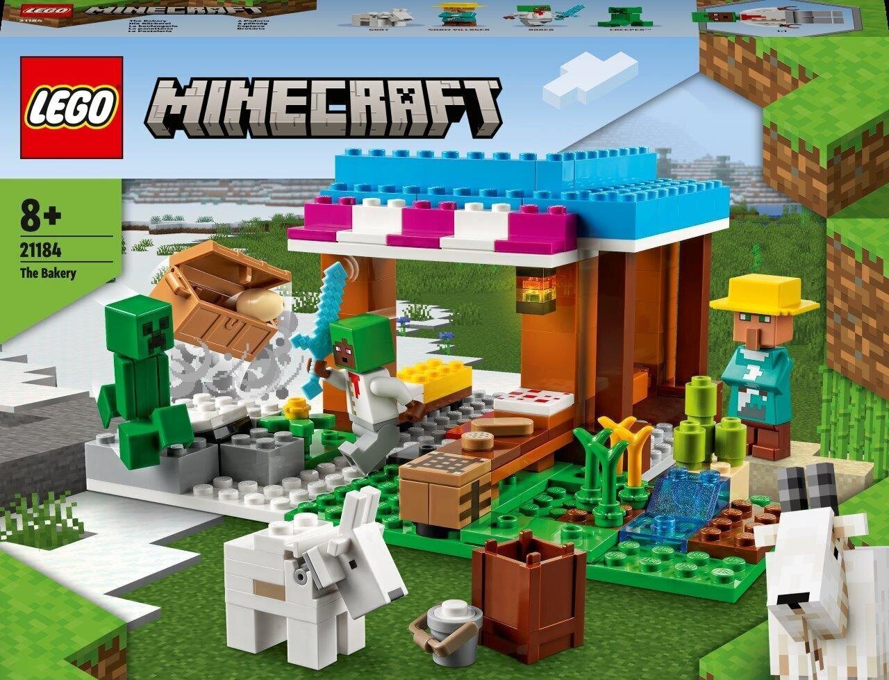 21184 LEGO® Minecraft Pagariäri цена и информация | Klotsid ja konstruktorid | hansapost.ee