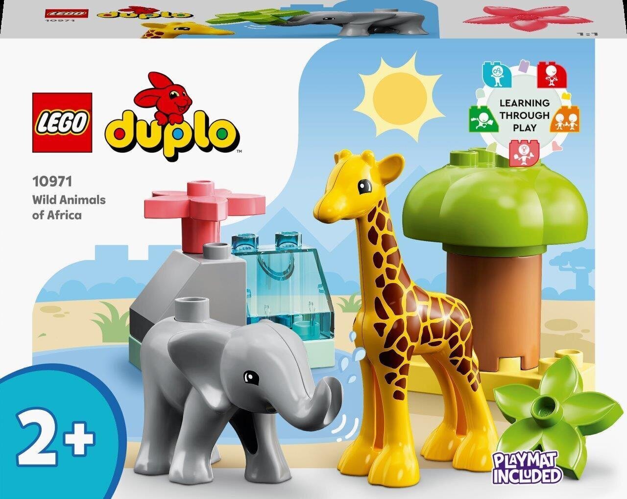 10971 LEGO® DUPLO Metsikud Aafrika loomad цена и информация | Klotsid ja konstruktorid | hansapost.ee