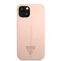 Guess Silicone Line Triangle Case for iPhone 13 Pink цена и информация | Чехлы для телефонов | hansapost.ee