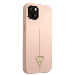 Guess Silicone Line Triangle Case for iPhone 13 Pink цена и информация | Чехлы для телефонов | hansapost.ee