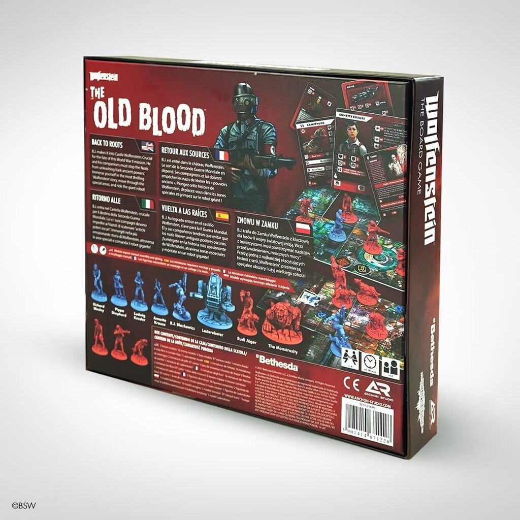 Lauamäng Wolfenstein: The Board Game - Old Blood Expansion hind ja info | Lauamängud ja mõistatused perele | hansapost.ee