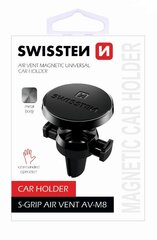 Swissten S-Grip AV-M8 Универсальный держатель для устройств Черный цена и информация | Держатели для телефонов | hansapost.ee