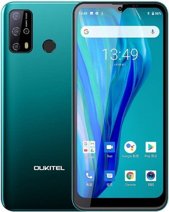 Oukitel C23 Pro, 64GB, Dual SIM, Keppel Green hind ja info | Telefonid | hansapost.ee