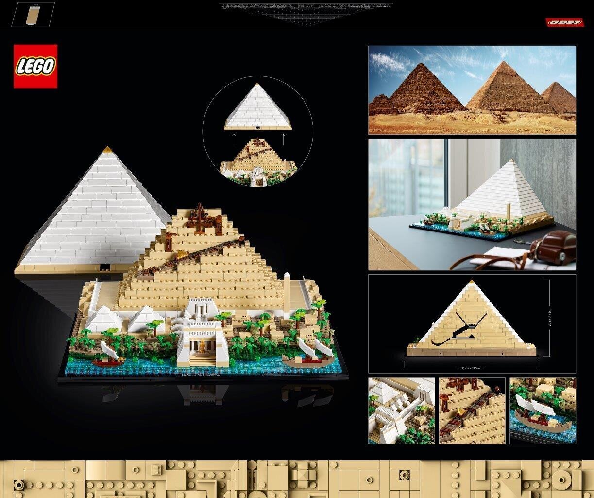 Великая пирамида Гизы 21058 LEGO® Architecture цена | hansapost.ee