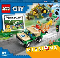 60353 LEGO® City Missions Metsloomade päästemissioonid hind ja info | Klotsid ja konstruktorid | hansapost.ee