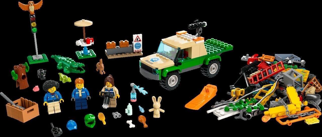 60353 LEGO® City Missions Metsloomade päästemissioonid цена и информация | Klotsid ja konstruktorid | hansapost.ee