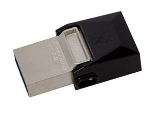Mälupulk Kingston DT microDuo 32 GB, microUSB, USB 3.0 hind ja info | Mälupulgad | hansapost.ee
