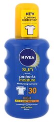 Nivea Sun Protect & Moisture päikesekaitsekreem 200 ml hind ja info | Päikesekaitse ja päevitusjärgsed kreemid | hansapost.ee