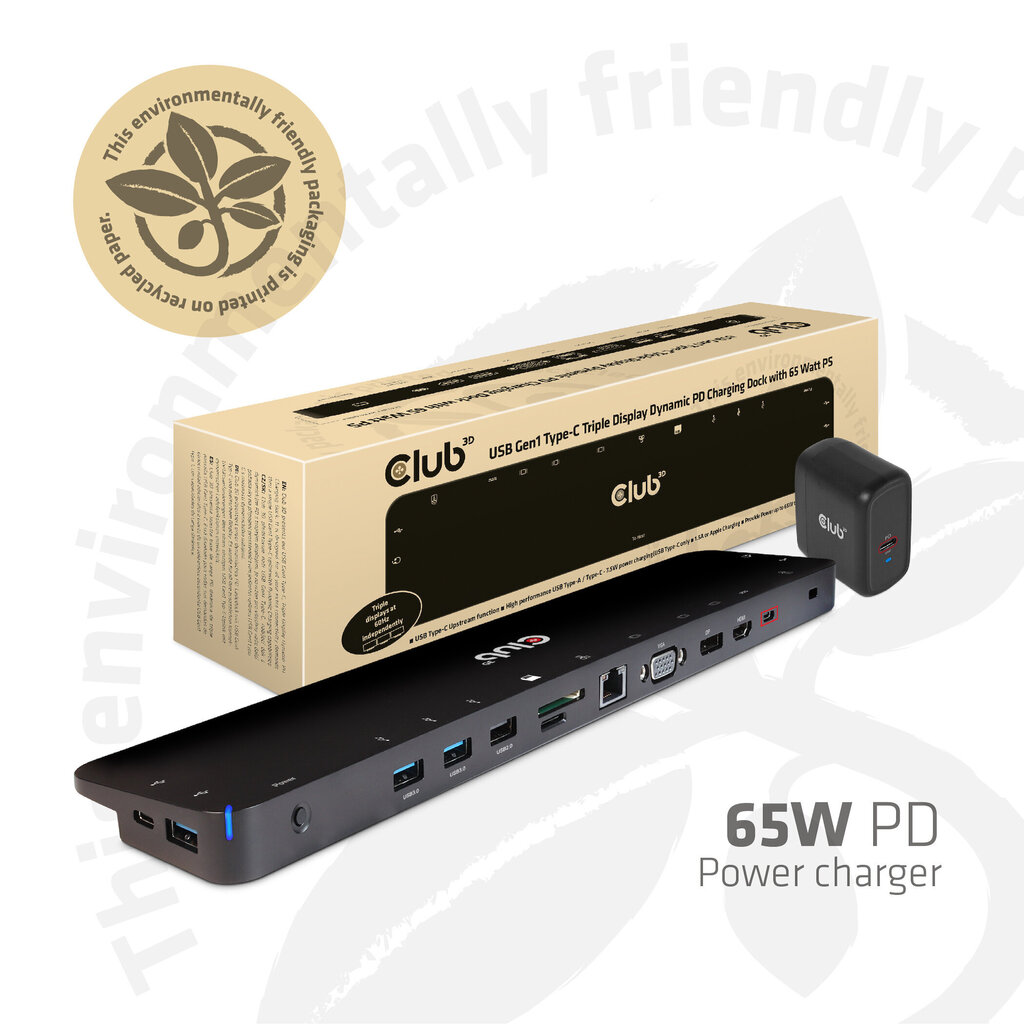 Club 3D CSV-1564W65 цена и информация | USB adapterid ja jagajad | hansapost.ee