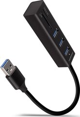 Axagon HMA-CR3A hind ja info | USB adapterid ja jagajad | hansapost.ee