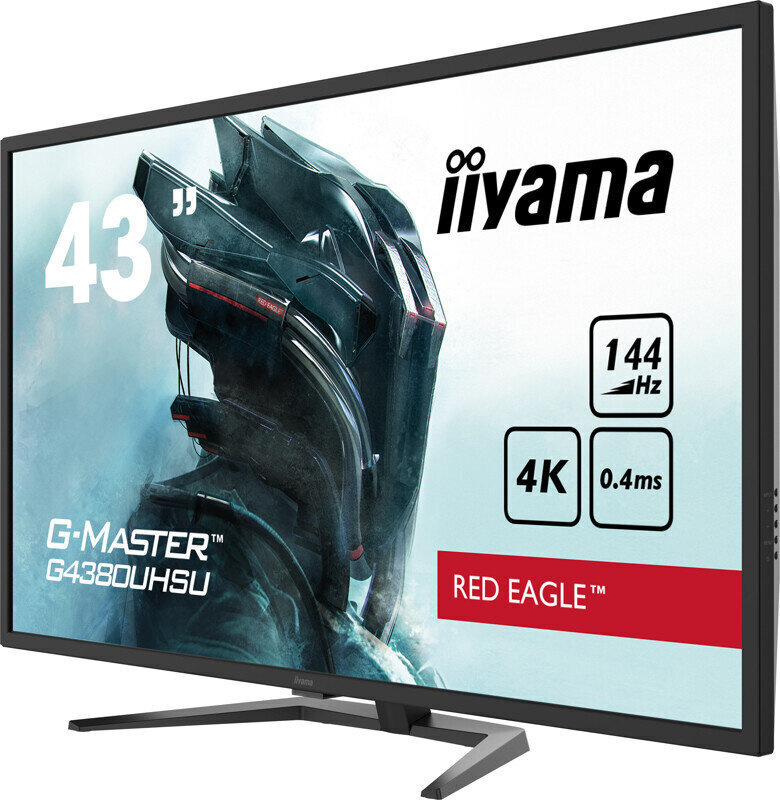 43" 4K UHD mänguri monitor iiyama G-MASTER G4380UHSU-B1 цена и информация | Monitorid | hansapost.ee