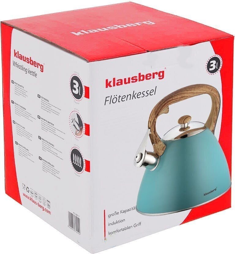 Veekeetja Klausberg KB-7263, 3 L цена и информация | Teekannud, kohvikannud, veekeedukannud | hansapost.ee