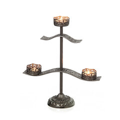 Подсвечник металлический на 3 свечи 34.5x12.5x41cm. цена и информация | Свечи, подсвечники | hansapost.ee