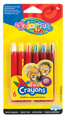 Мелки для украшения лица Colorino Kids, 6 цветов цена и информация | Принадлежности для рисования, лепки | hansapost.ee