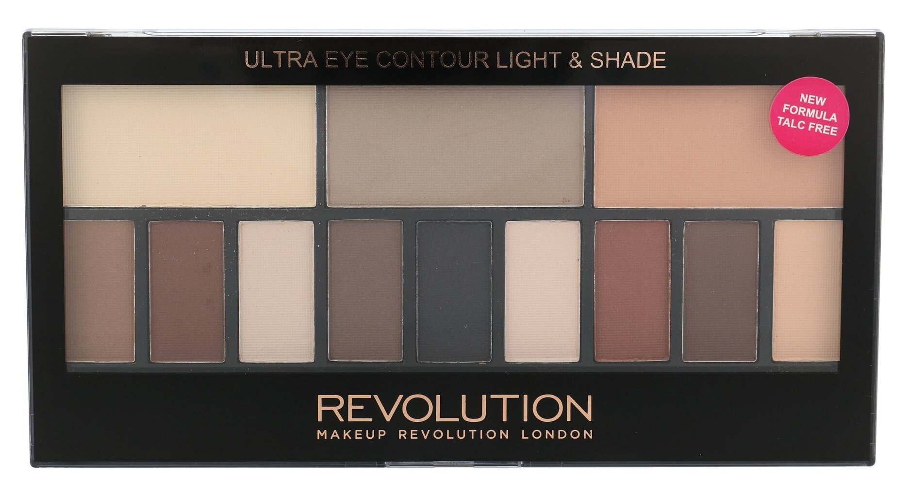 Lauvärvipalett Makeup Revolution London Eye Contour Ultra Light & Shade 14 g hind ja info | Lauvärvid, ripsmetušid ja silmapliiatsid | hansapost.ee