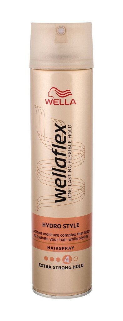 Ultra-tugev juukselakk Wella Wellaflex Hydro Style 250 ml цена и информация | Juuste viimistlusvahendid | hansapost.ee