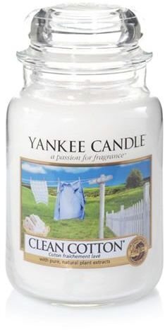 Lõhnaküünal Yankee Candle Clean Cotton, 623 g price and information | Küünlad, küünlajalad | hansapost.ee