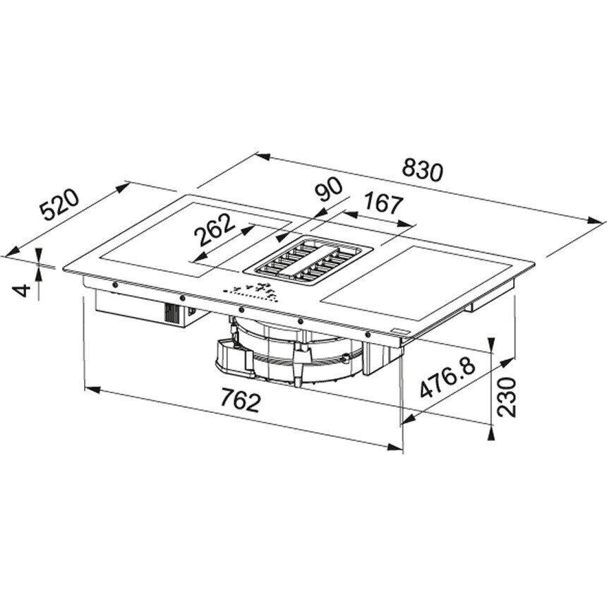 Franke Maris FMA 839 HI hind ja info | Pliidiplaadid | hansapost.ee