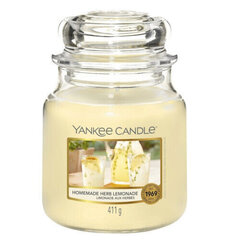 Ароматическая свеча Yankee Candle Homemade Herb Lemonade, 411 г цена и информация | Свечи, подсвечники | hansapost.ee