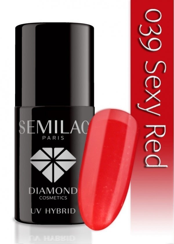 Hübriidküünelakk Semilac 039 Sexy Red, 7 ml hind ja info | Küünelakid ja küünelakieemaldajad | hansapost.ee