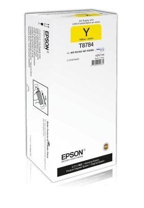 Tindiprinteri kassett Epson XXL (C13T878440), kollane, 425 ml hind ja info | Tindiprinteri kassetid | hansapost.ee