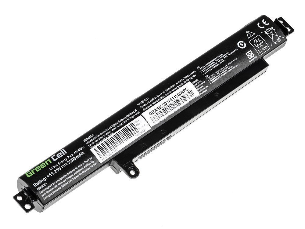 Sülearvuti aku Green Cell Laptop Battery for Asus VivoBook F102B F102BA X102B X102BA цена и информация | Sülearvuti akud | hansapost.ee