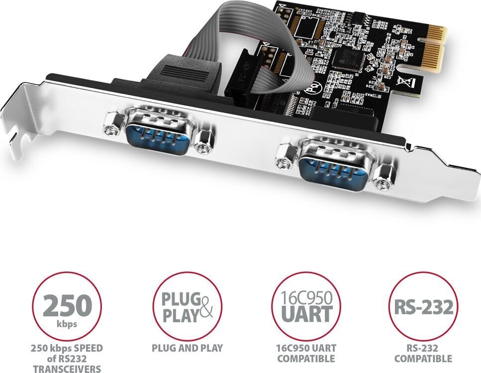 Axagon PCEA-S2N hind ja info | Regulaatorid | hansapost.ee